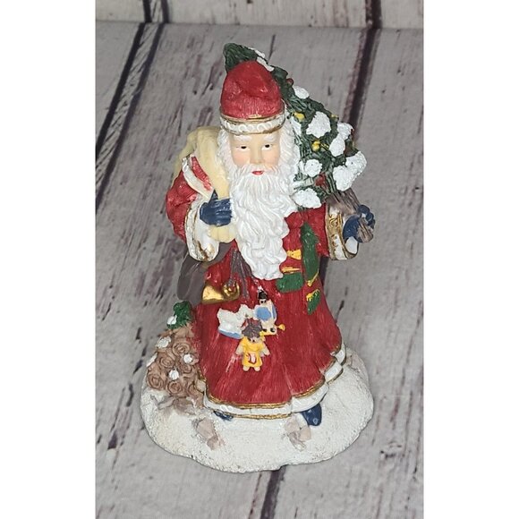4" Vtg Int'l Santa Claus Figurine Weihnachtsmann Germany 1994 Christmas Holiday - Picture 1 of 5